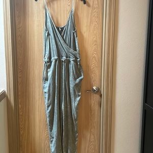 Gray sparkle and fade jumpsuit size S